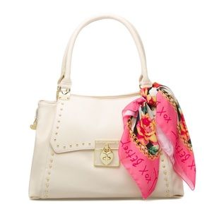 Betsey Johnson studded satchel